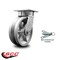 Service Caster 6 Inch Kingpinless V Groove Semi Steel Poly Wheel Swivel Caster with Swivel Lock SCC-KP30S620-VGR-BSL - alternate 5